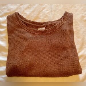 Brown Cape Juby High Low Pullover Sweater Size Extra Small